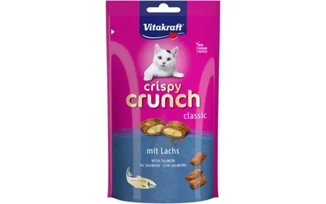Vitakraft Crispy Crunch Med Laks - 60 G.