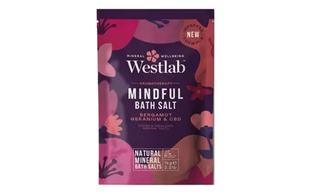 Westlab Mindful Epsom & Himalayan Badesalt - 1 Kg.
