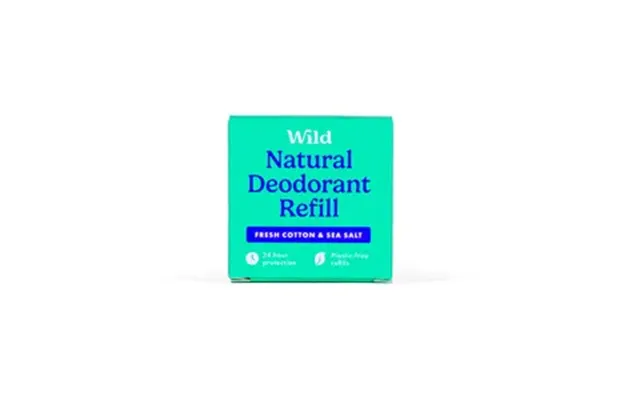 Wild Natural Deodorant Refill Fresh Cotton & Sea Salt - 40 G
