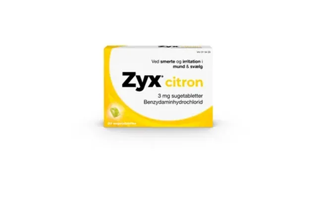 Zyx Citron - 20 Sugetabletter