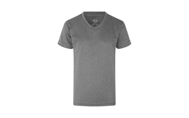 Id Kids Active T-shirts Grå Melange-børn 4 År 6 År