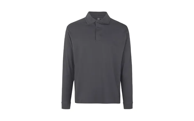 Id Pro Wear Polo Med Lange Ærmer 0336 Silver Grey-6x-large