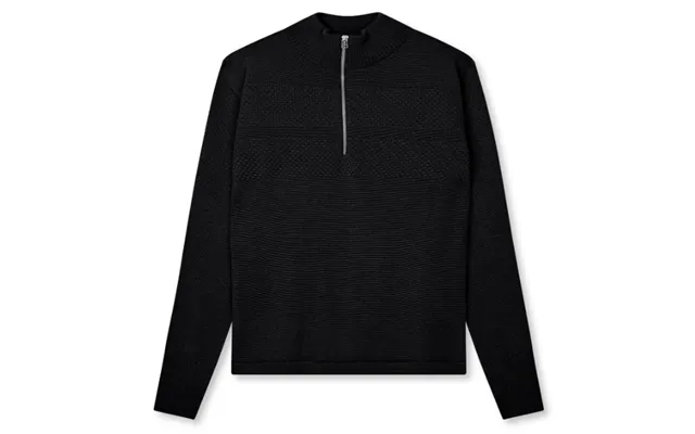 Mads Nørgaard Klemens Half Zip Strik Sky Captain-2x-large