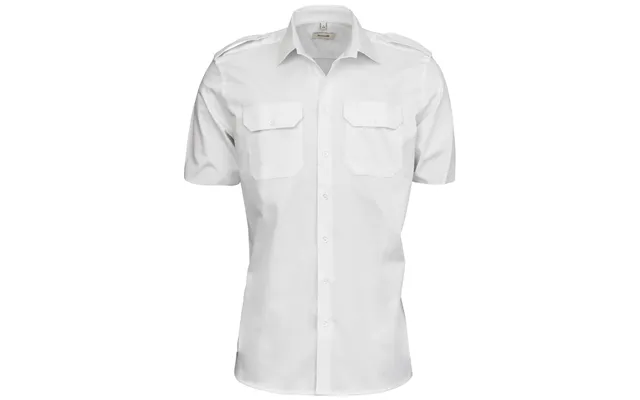 Oakmore Comfort Fit Kortærmet Uniformsskjorte Om12 White