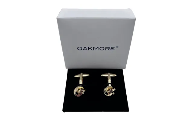 Oakmore Manchetknapper Oma016 Guld Knude