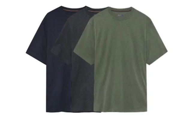Signal 3-pak T-shirt Eddy Organic Deep Grey Deep Marine Green Bottle-4x-large