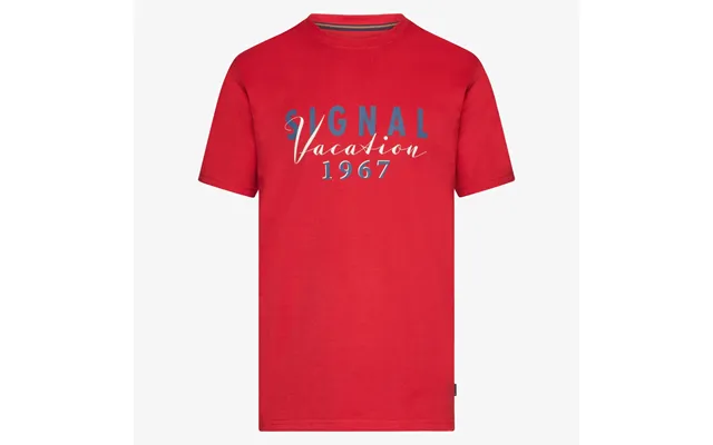 Signal T-shirt Finn Dusty Red