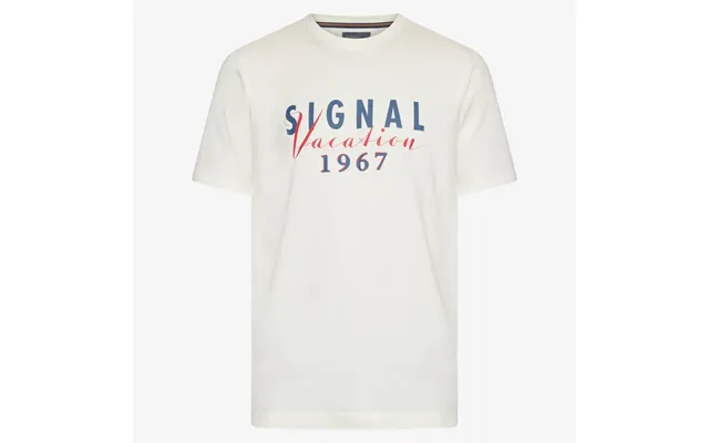 Signal T-shirt Finn Ecru