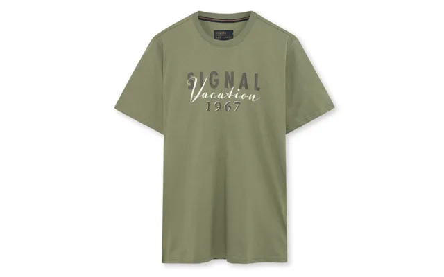 Signal T-shirt Finn Oli Green-medium