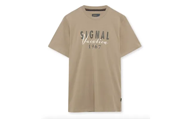 Signal T-shirt Finn Savana Sand
