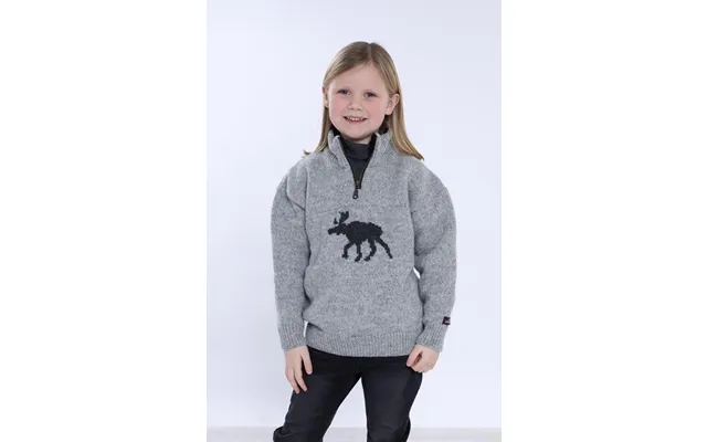 Wool Of Scandinavia Norsk Strik Sweater Børn Moose Børn 2 År