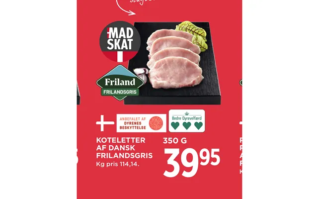 Koteletter Af Dansk Frilandsgris