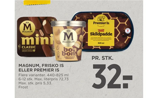 Magnum, Frisko Is Eller Premier Is