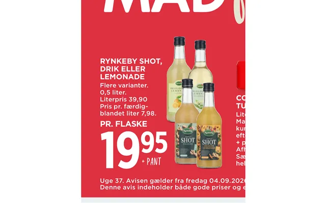 Rynkeby Shot, Drik Eller Lemonade