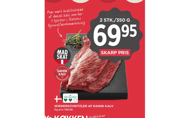 Wiener Schnitzler Af Dansk Kalv