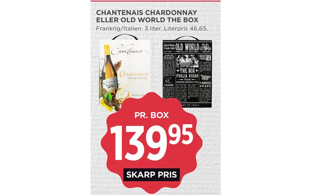 Chantenais Chardonnay Eller Old World The Box
