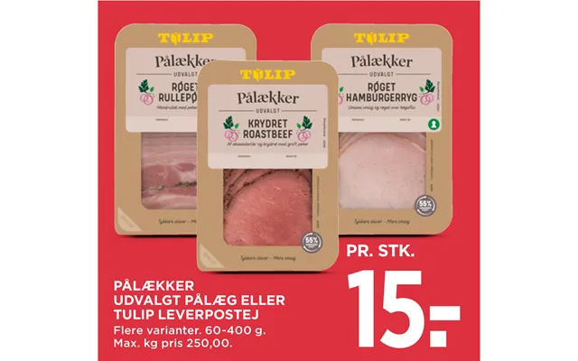 Pålækker Udvalgt Pålæg Eller Tulip Leverpostej