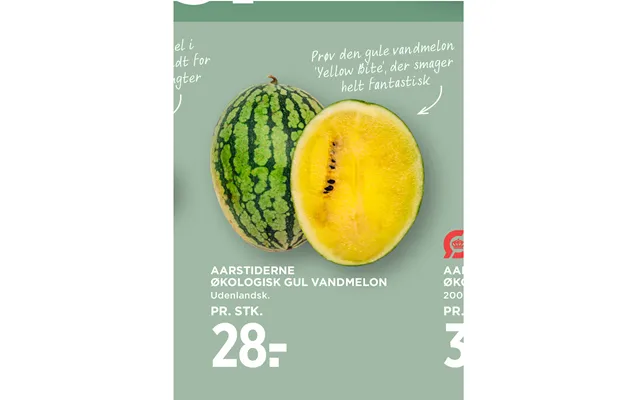 Aarstiderne Økologisk Gul Vandmelon