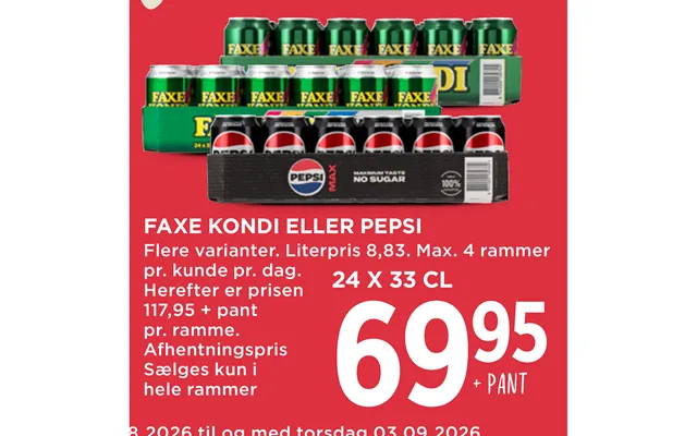 Faxe Kondi Eller Pepsi