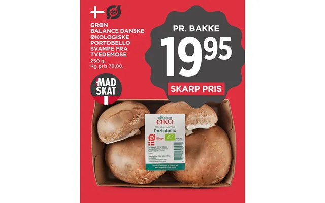 Grøn Balance Danske Økologiske Portobello Tvedemose