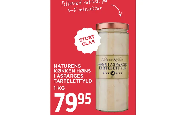 Naturens Køkken Høns I Asparges Tarteletfyld