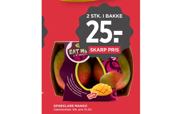 Spiseklare Mango