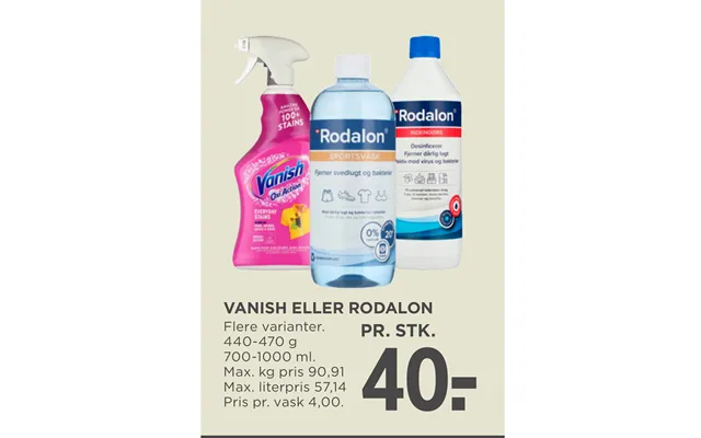 Vanish Eller Rodalon