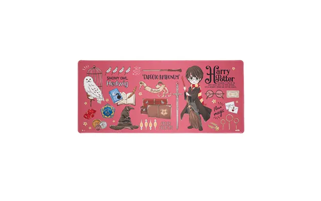 Harry Potter Lyserød Musemåtte - 35x80cm