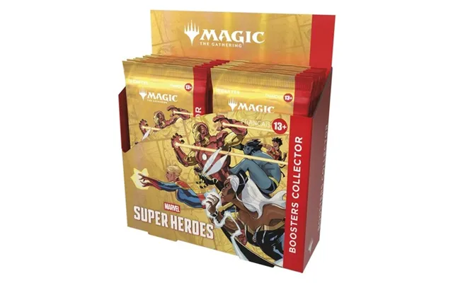 Magic The Gathering Marvel Super Heroes Collector Booster Display På Fransk - 12 Pakker