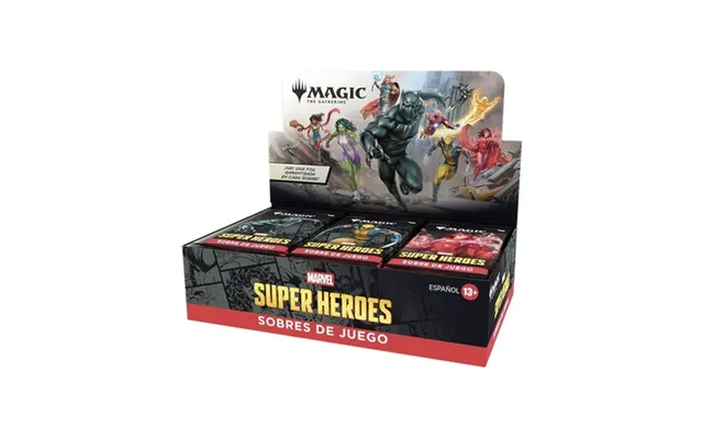 Magic The Gathering Marvel Super Heroes Play Booster Display På Spansk - 30 Pakker