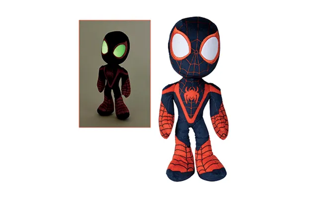 Miles Morales Bamse 25 Cm - Lys I Øjnene