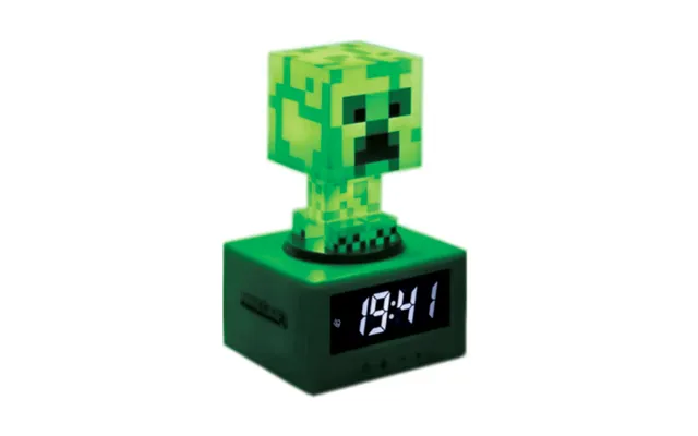 Minecraft Creeper Vækkeur Med Figur