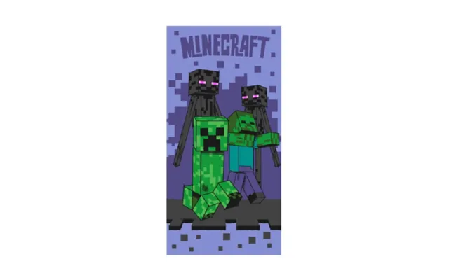 Minecraft Håndklæde - Enderman, Creeper & Zombie