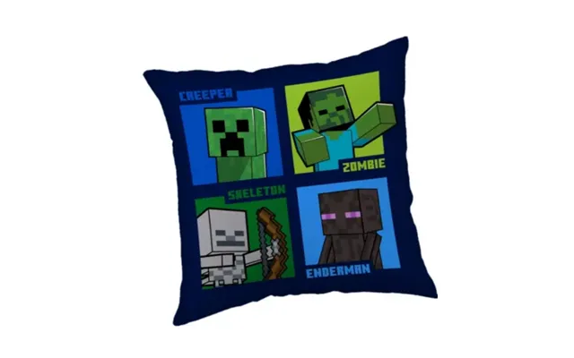 Minecraft Pude - Mørkeblå Mobs