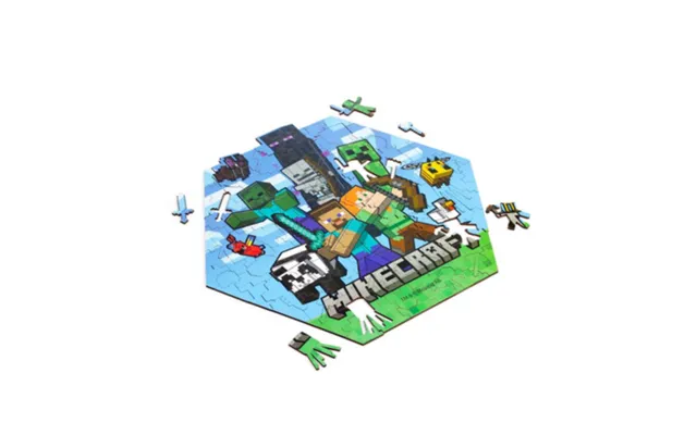 Minecraft Puslespil - 130 Brikker