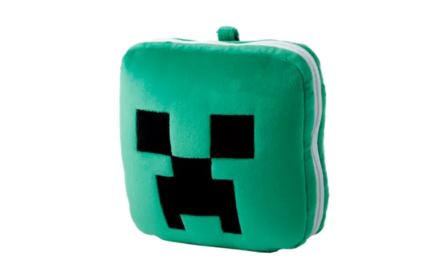 Minecraft Rejsepude Med Lynlås Og Maske - Creeper