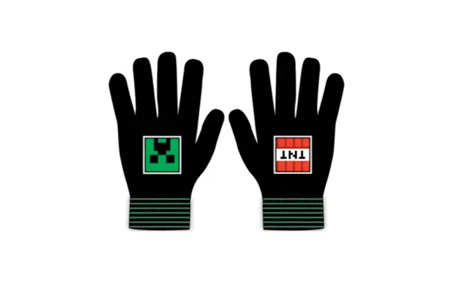 Minecraft Sort Tnt & Creeper Handsker - Vanter