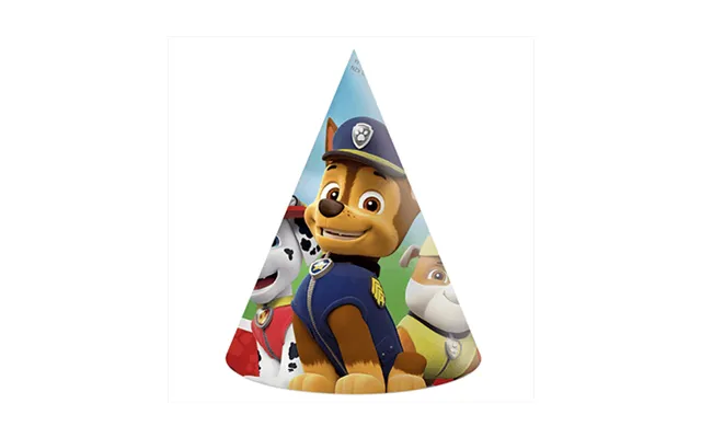 Paw Patrol Fødselsdagshatte - 6 Stk.