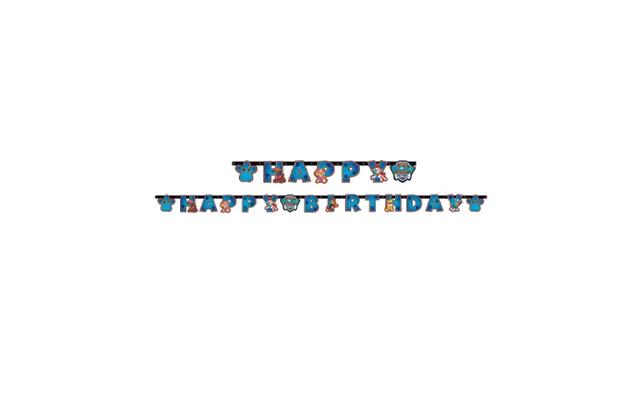 Paw Patrol Happy Birthday Banner - 2m