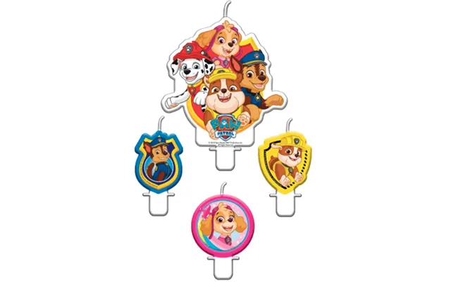 Paw Patrol Kagelys - 4 Stk.