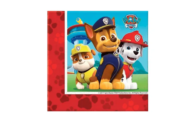 Paw Patrol Servietter - 20 Stk.