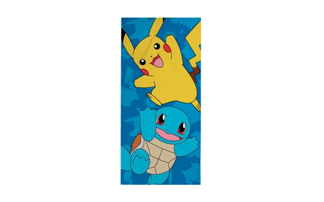 Pikachu & Squirtle Håndklæde - Pokemon