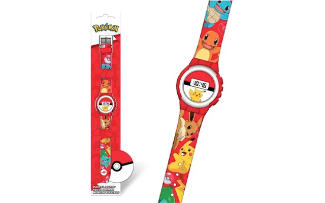 Pokemon Armbåndsur - Rød