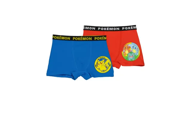 Pokemon Boxershorts Til Børn - 2 Styk