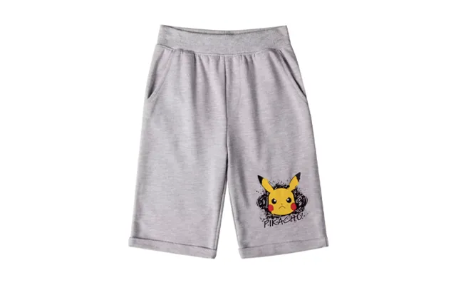 Pokemon Grå Shorts Til Børn - 5-12 År