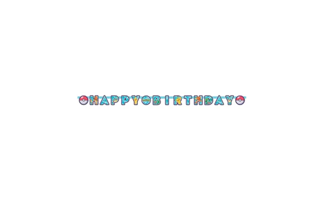 Pokemon Happy Birthday Banner