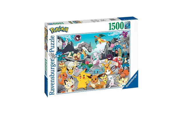 Pokemon Puslespil - 1500 Brikker
