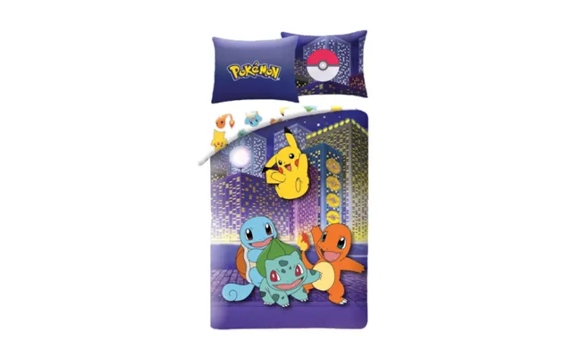 Pokemon Sengetøj - Starter Blå