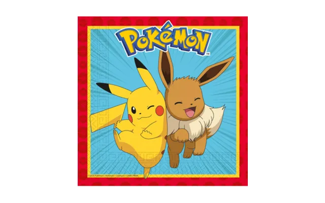 Pokemon Servietter - 20 Stk.