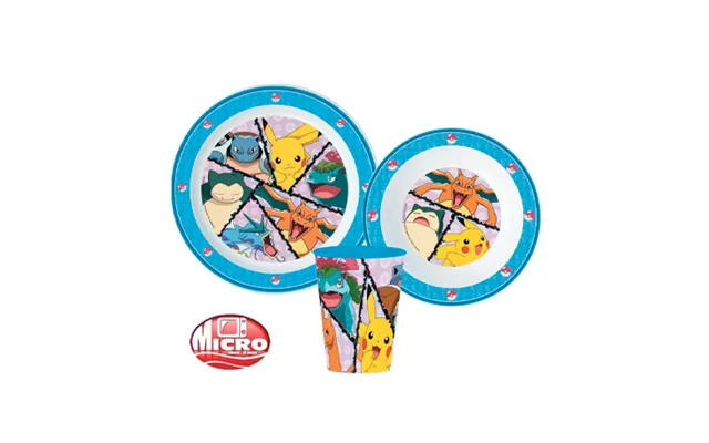 Pokemon Spisesæt Til Børn